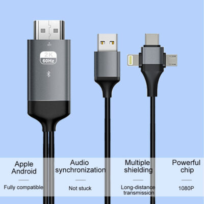 HDMI Cable HDMI Cable 3-In-1 USB to Ultra High-Speed