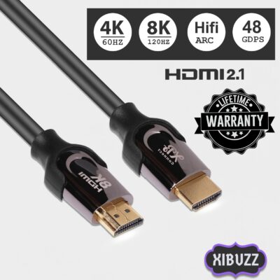 8k hdmi cable 6 FT  48Gbps high speed for Roku TV, Gaming, PC