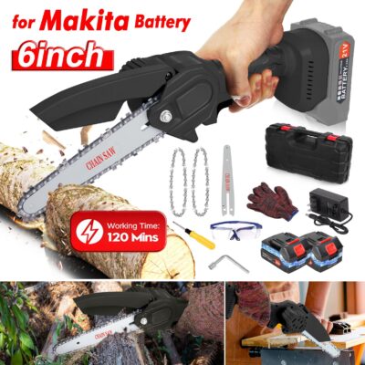 Mini Chainsaw Cordless 6-inch