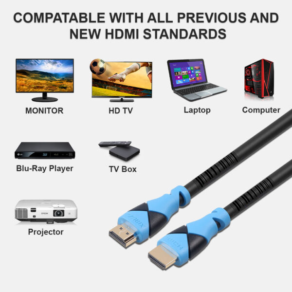 best 4k hdmi cable 40ft - Ultra High Speed 10Gbps - 60Hz Refresh Rate - 1080p Resolution - Image 7