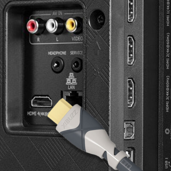 High-Speed 4K HDMI Cable for Enhanced Audio and Video Quality - 3ft Length - Image 3