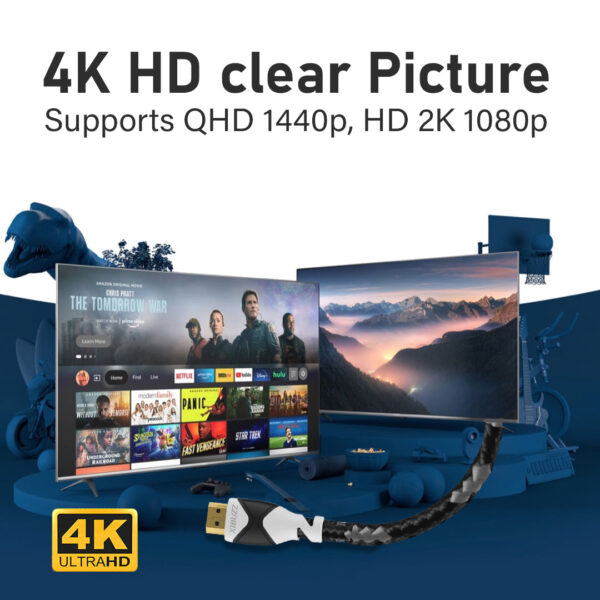 High-Speed 4K HDMI Cable for Enhanced Audio and Video Hight Quality - Image 19