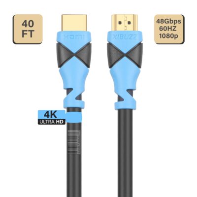 best 4k hdmi cable 40ft – Ultra High Speed 10Gbps – 60Hz Refresh Rate – 1080p Resolution