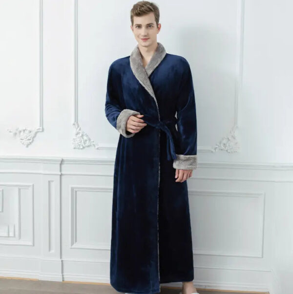 Bathrobe Women/men Pajamas Soft Unisex 100% Combed Cotton - Image 6