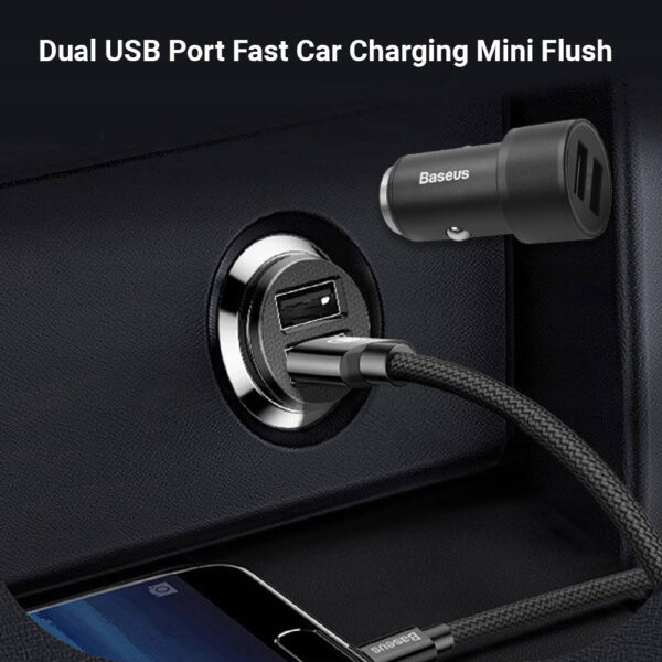 Dual USB Car Fast Charger Adapter: A Must-Have for Smartphones on the Go - Image 3