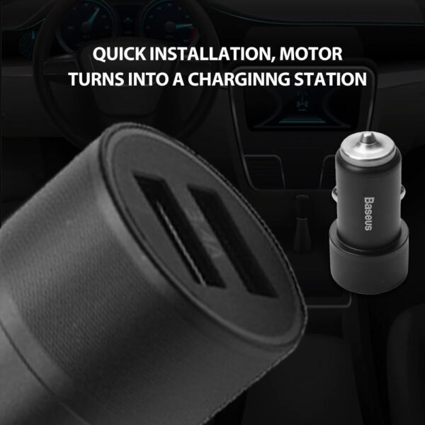 Dual USB Car Fast Charger Adapter: A Must-Have for Smartphones on the Go - Image 4