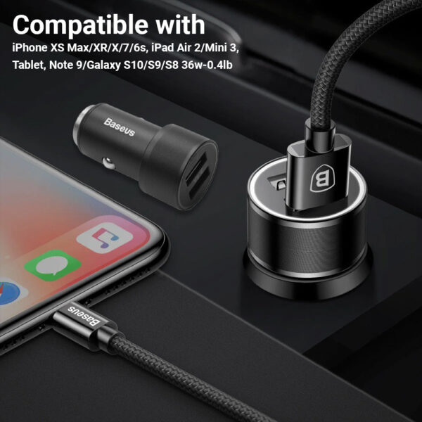 Dual USB Car Fast Charger Adapter: A Must-Have for Smartphones on the Go - Image 5