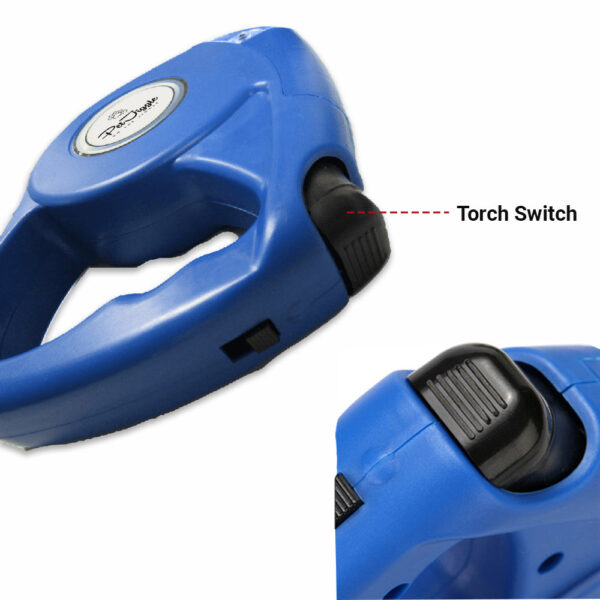 Retractable Dog Leash with Dog Poop Bag Dispenser and LED Flash Light. - Image 12