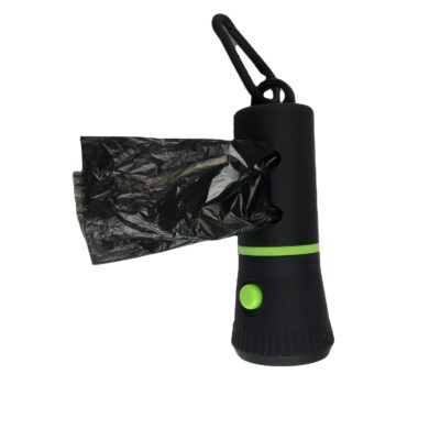 Dog Poop Bag Dispenser with Flashlight