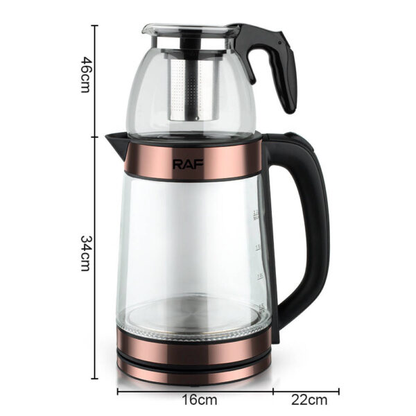 Electric Kettle 1.5L with 4 Colors LED Indicator and Auto Shut Off Function - Image 7