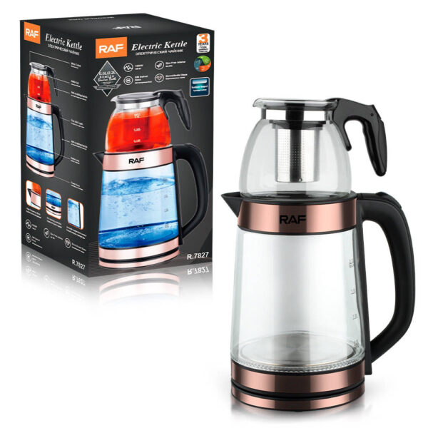 Electric Kettle 1.5L with 4 Colors LED Indicator and Auto Shut Off Function - Image 4