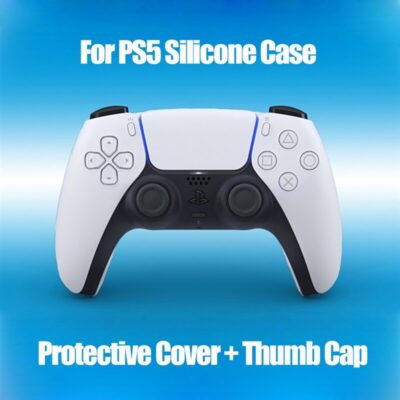 PS4/5 controller silicone protective case cover.