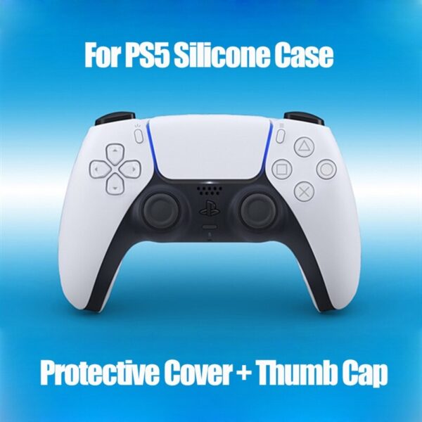 PS4/5 controller silicone protective case cover.