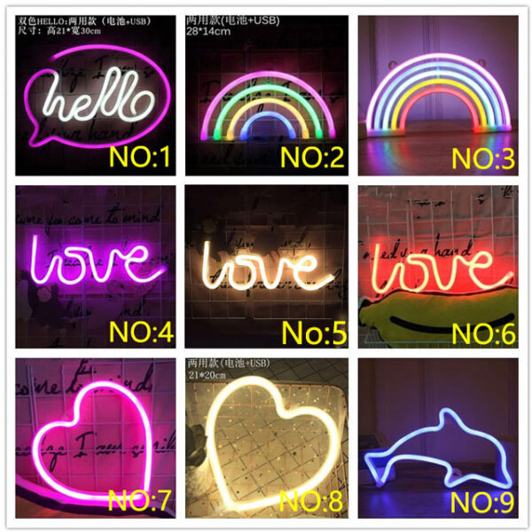 Led neon RGB bedroom decoration lights. - Image 15