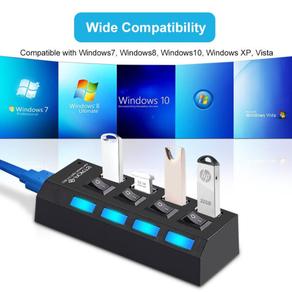 USB hub splitter and port expander. - Image 6