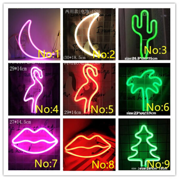 Led neon RGB bedroom decoration lights. - Image 9