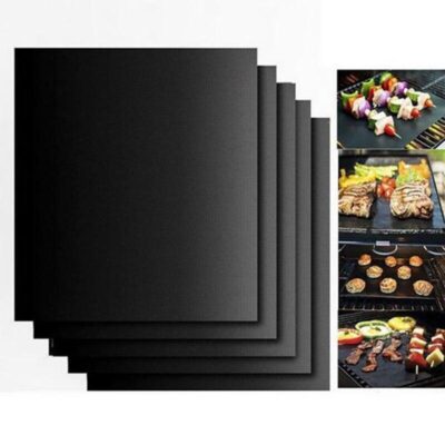 Reusable non-stick pad bbq grill mat.