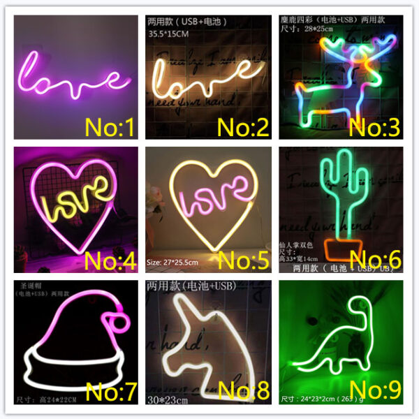 Led neon RGB bedroom decoration lights. - Image 12