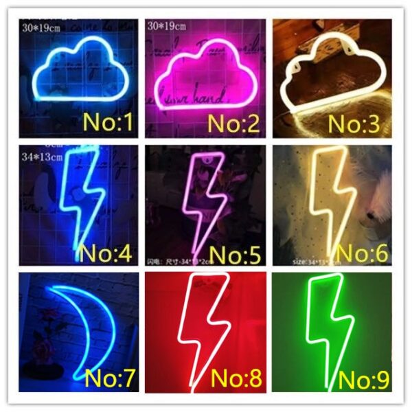 Led neon RGB bedroom decoration lights. - Image 13