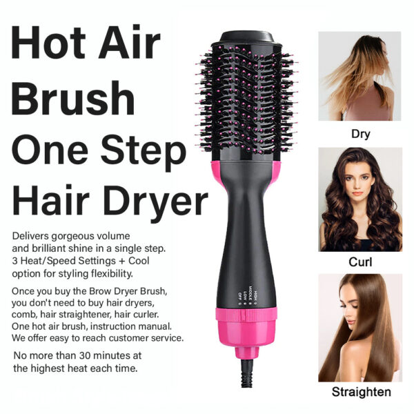 One-Step DIY Hot Hair Dryer Brush, Styler and Volumizer for All Hair types. - Image 3