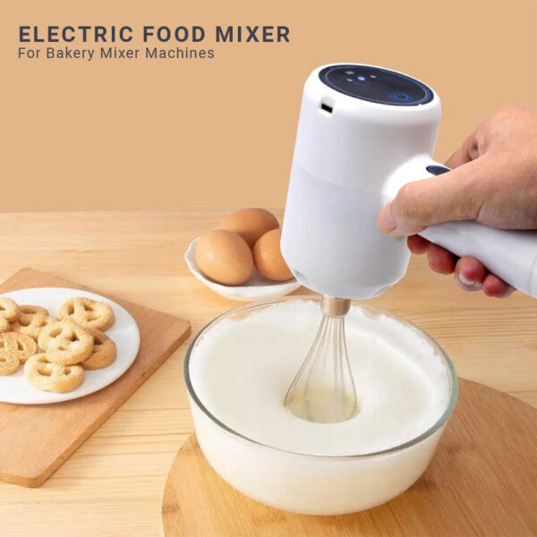 Portable Type-C charging Effortless High efficiency Professional-grade Baking and Blending Kitchen electric Versatile food mixer equipment - Image 6