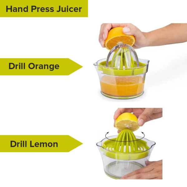 Manual Multifunctional Lemon Orange Juicer Measuring Cup Fruit Manual Citrus Hand Press Juicer - Image 3