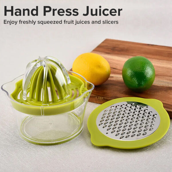 Manual Multifunctional Lemon Orange Juicer Measuring Cup Fruit Manual Citrus Hand Press Juicer - Image 4