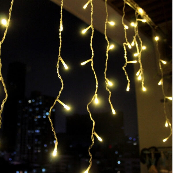 Waterproof led curtain string lights. - Image 3