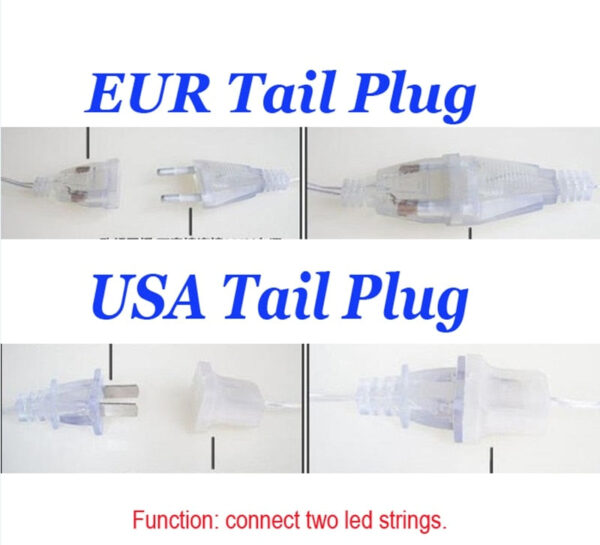 Waterproof led curtain string lights. - Image 2