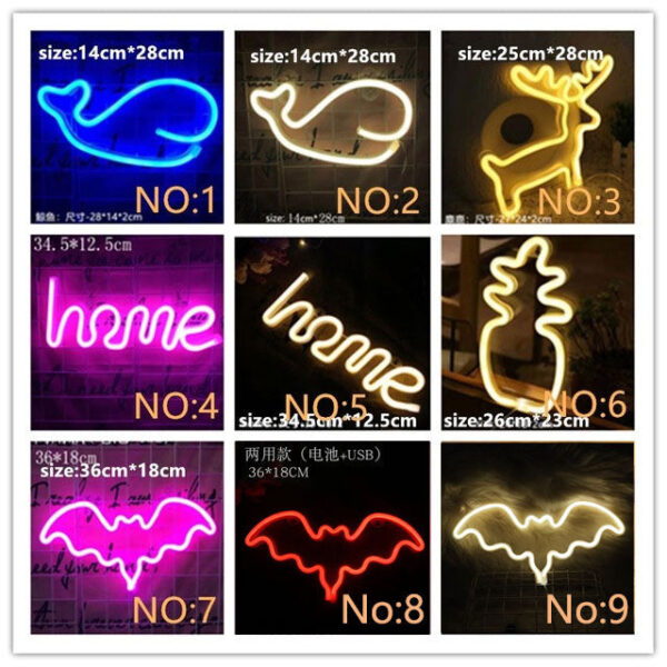 Led neon RGB bedroom decoration lights. - Image 14