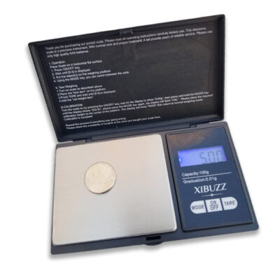 Pocket Digital Scale of 100g with 0.01g accuracy.