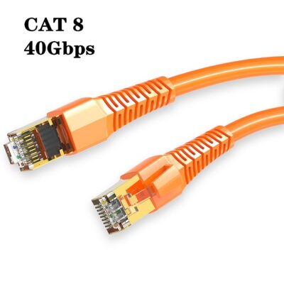 High Speed 40Gbps 2000MHz Cat 8 Rj45 Ethernet Cable.