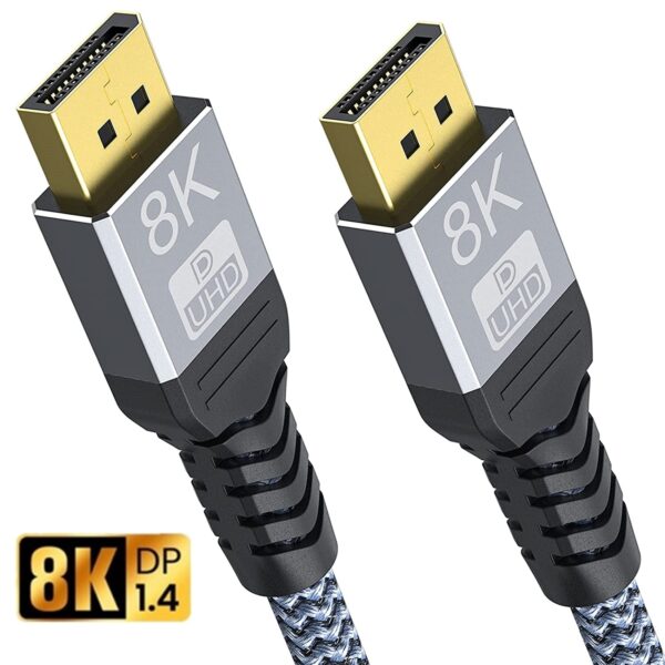 8K HDMI Cable Displayport DP1.4 32.4Gbps