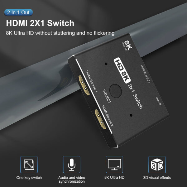 Best HDMI Switch 8K for Gaming Laptop and TV - Image 8