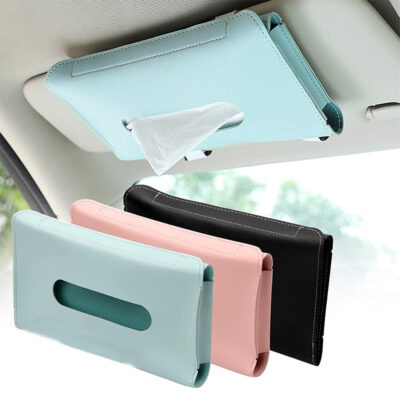 Car Tissue Box PU Leather Holder.