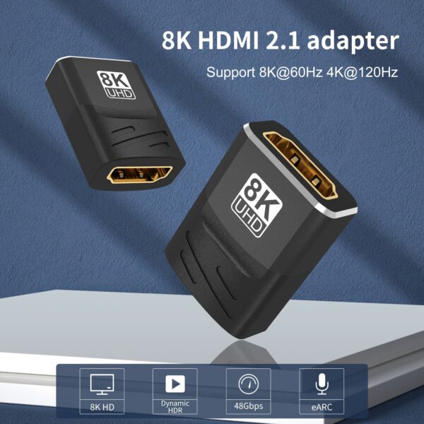 8K HDMI 2.1 Extender Female to Female Connector. - Image 7