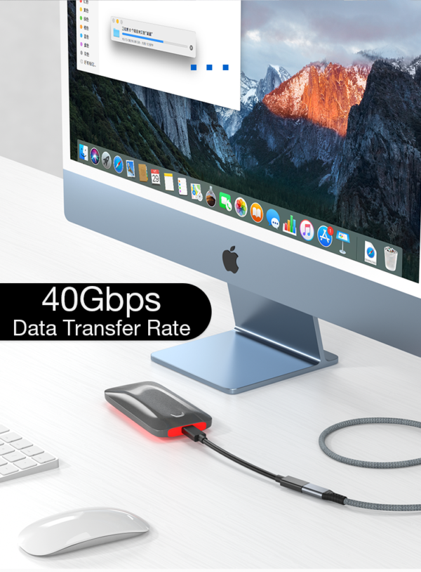 Thunderbolt 4 USB C 40Gbps Speed Extension Cable. - Image 19