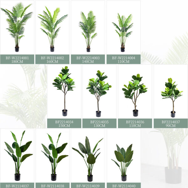 Wholesale Artificial Areca Palm Tree plants indoor and outdoor garden decorative plants - Image 5