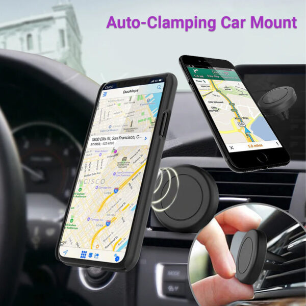 4PACK Car Phone Mount Holder  with Car Air Vent for IPhone, Samsung, Android Phones - Image 3