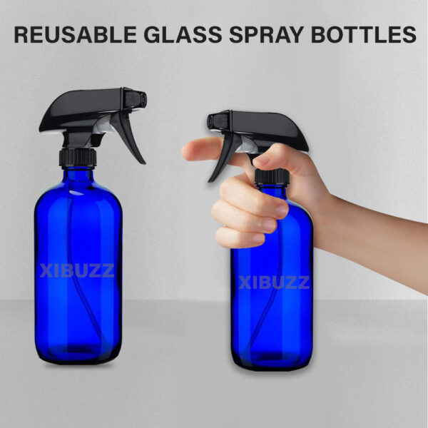 Empty Reusable Glass Spray Bottles - 8oz (2 Packs) - Image 4