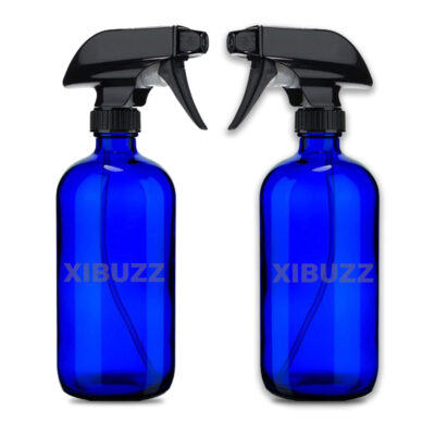 Empty Reusable Glass Spray Bottles – 8oz (2 Packs)