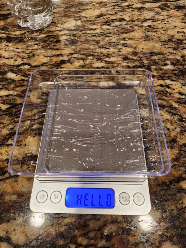 Food Scales For Kitchen 500g Capacity and 0.01g Accuracy with 2 Trays for Baking - Image 2