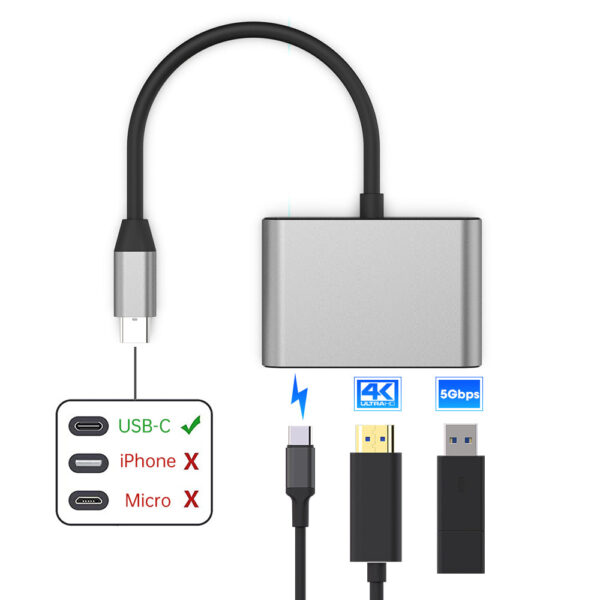 3 in 1 USB C To HDMI Connector. - Image 10