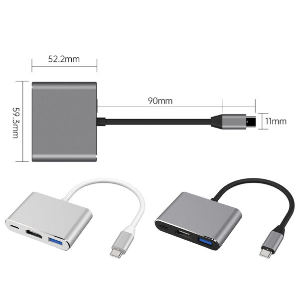 3 in 1 USB C To HDMI Connector. - Image 9