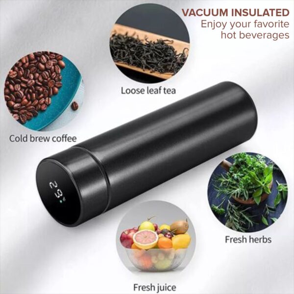 500ml LED screen 360 Touch-controlled intelligent temperature digital smart thermos bottle double wall stainless steel vacuum insulated - Image 6